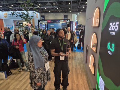 Amplify - Sage - Accountex London - crowd at the stand 2026